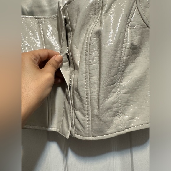 7 For All Mankind Faux Leather Trousers & Vest - Picture 11 of 13